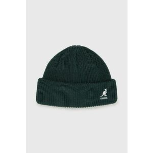 Kangol caciula culoarea verde, din tricot gros imagine