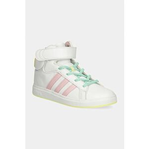 adidas sneakers pentru copii GRAND COURT MID culoarea alb, IE8705 imagine