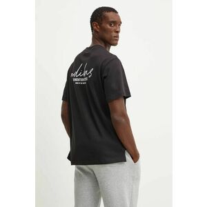 adidas tricou din bumbac Essentials barbati, culoarea negru, cu imprimeu, IW3539 imagine