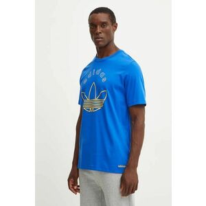 adidas Originals tricou din bumbac barbati, cu imprimeu, IY0425 imagine