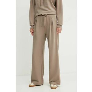 Max Mara Leisure pantaloni de trening culoarea gri, neted, 2426786068600 imagine