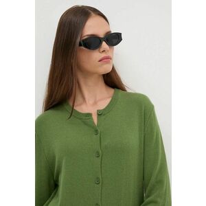 United Colors of Benetton cardigan din amestec de lana culoarea verde, light, 1035D5012 imagine