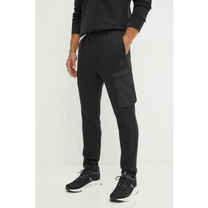 adidas pantaloni de trening City Escape culoarea negru, neted, IY1486 imagine