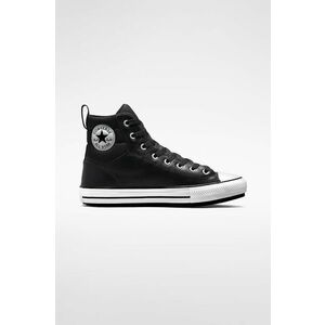 Converse Teniși de piele Chuck Taylor All Star Berkshire culoarea negru imagine