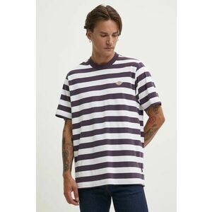 Dickies tricou din bumbac culoarea violet, modelator imagine