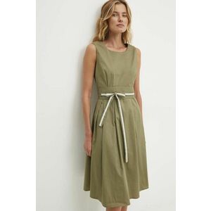 Answear Lab rochie din bumbac culoarea verde, mini, evazati imagine