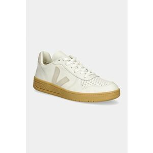 Veja sneakers din piele V-10 culoarea alb, VX0203665B imagine