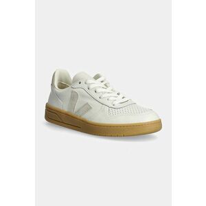 Veja sneakers din piele V-10 culoarea alb, VX0203665A imagine