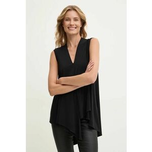 Joseph Ribkoff bluza femei, culoarea negru, neted, 161060 imagine