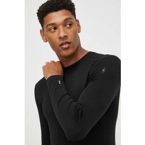 Smartwool longsleeve funcțional Classic Thermal Merino culoarea negru imagine