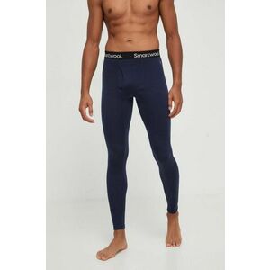 Smartwool jambiere funcționale Classic Thermal Merino culoarea albastru marin imagine