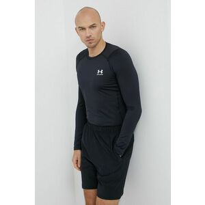 Under Armour Longsleeve 1366068 bărbați, culoarea negru, material neted imagine