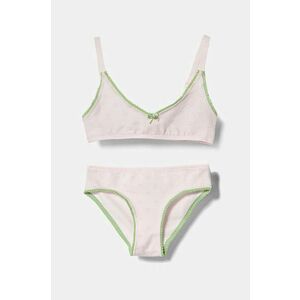 United Colors of Benetton sutien si chiloti pentru copii culoarea roz, 3SP20K02G imagine