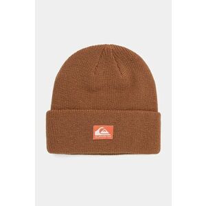 Quiksilver caciula culoarea maro, din tricot gros imagine