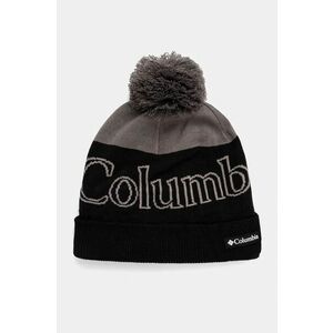 Columbia caciula Polar Powder culoarea bordo, din tricot gros, 1979861 imagine