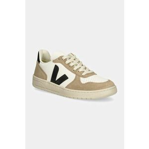 Veja sneakers din piele V-10 culoarea: bej VX0503138 imagine