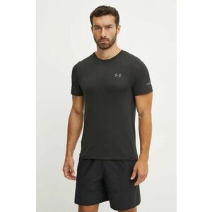 Under Armour tricou de alergare Seamless Stride culoarea verde, modelator, 1375692 imagine