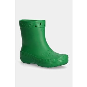 Crocs cizme Classic Rain Boot femei, culoarea verde, 208363 imagine