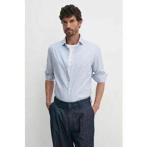 Hackett London camasa din bumbac barbati, cu guler italian, regular, HM3010115 imagine