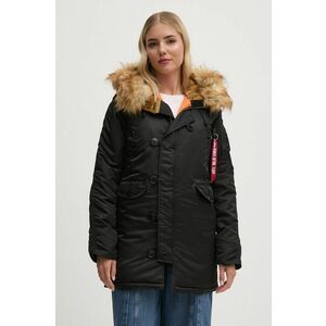 Alpha Industries geaca N-3B VF 59 Wmn femei, culoarea negru, de iarna, 113007 imagine