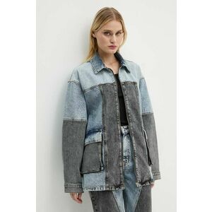 Rotate geaca jeans Oversized Patchwork Jacket femei, de tranzitie, oversize, 1128221603 imagine