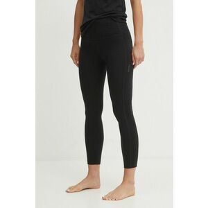 Icebreaker leggins sport Merino 260 Fastray II femei, culoarea negru, neted, IB0A56XI0011 imagine