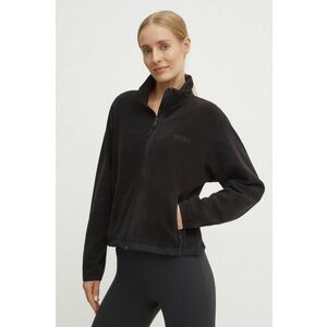 Dkny hanorac fleece culoarea negru, neted, DP4J9484 imagine