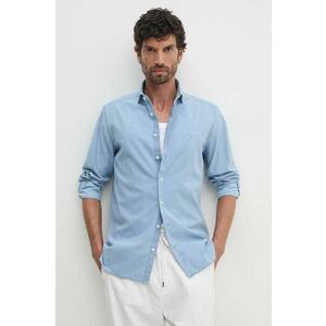 Hackett London camasa din bumbac barbati, cu guler italian, regular, HM309966 imagine