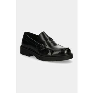 Marc O'Polo mocasini de piele barbati, culoarea negru, 40828463201134 OO1M3021 imagine