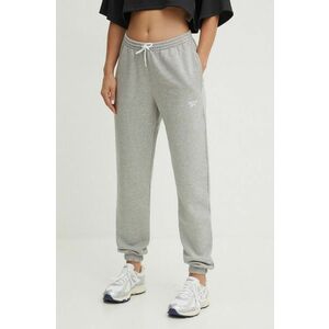 Reebok Classic pantaloni de trening culoarea gri, neted, 100202909 imagine