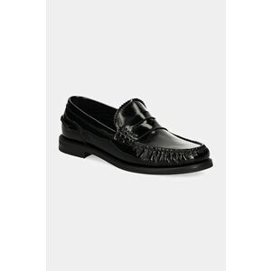 Gant mocasini de piele Gracelyn femei, culoarea negru, cu toc plat, 29571721 G00 imagine