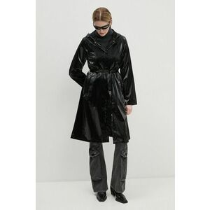 Rains geaca A-Line Longer W Jacket W3 femei, culoarea negru, de tranzitie, 12040-29 imagine