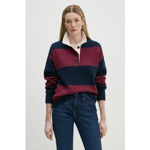 Levi's pulover din amestec de lana femei, culoarea bordo, A8504 imagine