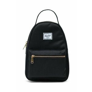 Herschel rucsac Nova Mini culoarea negru, mic, neted, 10501-00001-OS imagine