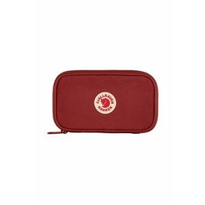 Fjallraven portofel Kanken Travel Wallet culoarea bordo, F23781.326 imagine