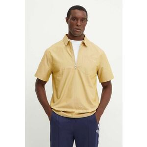 Puma polo de bumbac MMQ culoarea bej, neted, 626642 imagine