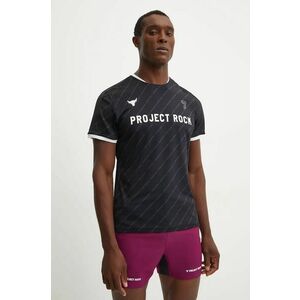 Under Armour tricou de antrenament Project Rock culoarea negru, modelator, 1387512 imagine