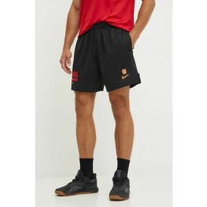 Nike pantaloni scurți de antrenament San Francisco 49ers culoarea negru, 02EO-048Y-73-ZLE imagine