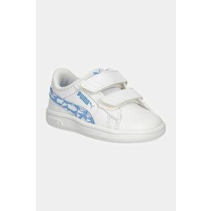 Puma sneakers pentru copii Smash 3.0 L Icy Monster culoarea alb, 397990 imagine