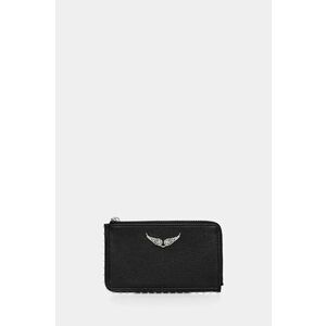 ZADIG&VOLTAIRE portofel de piele femei, culoarea negru, LWSG00011 imagine