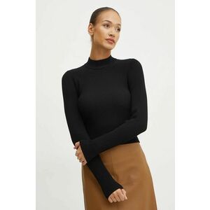 MICHAEL Michael Kors pulover femei, culoarea negru, light, cu turtleneck, MF460Z133D imagine