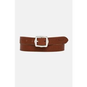 Levi's curea de piele femei, culoarea maro, D7866-0002 imagine