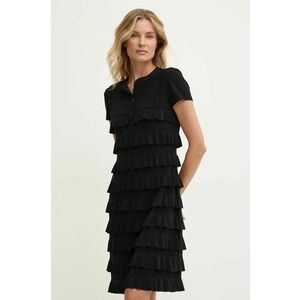 Joseph Ribkoff rochie culoarea negru, mini, drept, 211350 imagine