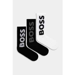 BOSS sosete 3-pack barbati, culoarea negru, 50524259 imagine