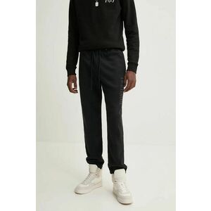 Hollister Co. pantaloni de trening culoarea negru, cu imprimeu, KI334-4114 imagine