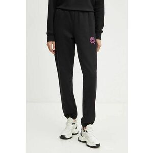 Karl Lagerfeld pantaloni de trening culoarea negru, cu imprimeu, 246W1012 imagine