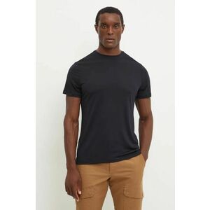 Icebreaker tricou sport Merino 125 Cool-Lite Sphere III culoarea negru, neted, IB0A56ZM0011 imagine