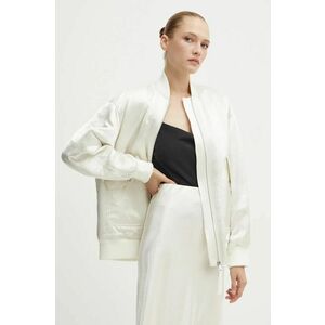 Max Mara Leisure geaca bomber femei, culoarea bej, de tranzitie, 2426486048600 imagine