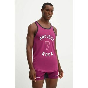 Under Armour tricou de antrenament Project Rock culoarea violet, 1386888 imagine