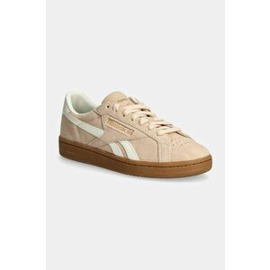 Reebok Classic sneakers din piele intoarsă Club C Grounds Uk culoarea portocaliu, 100208146 imagine